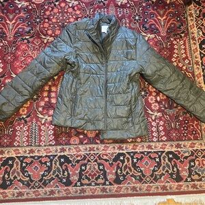 Women's Puffer Jacket - Olive Green